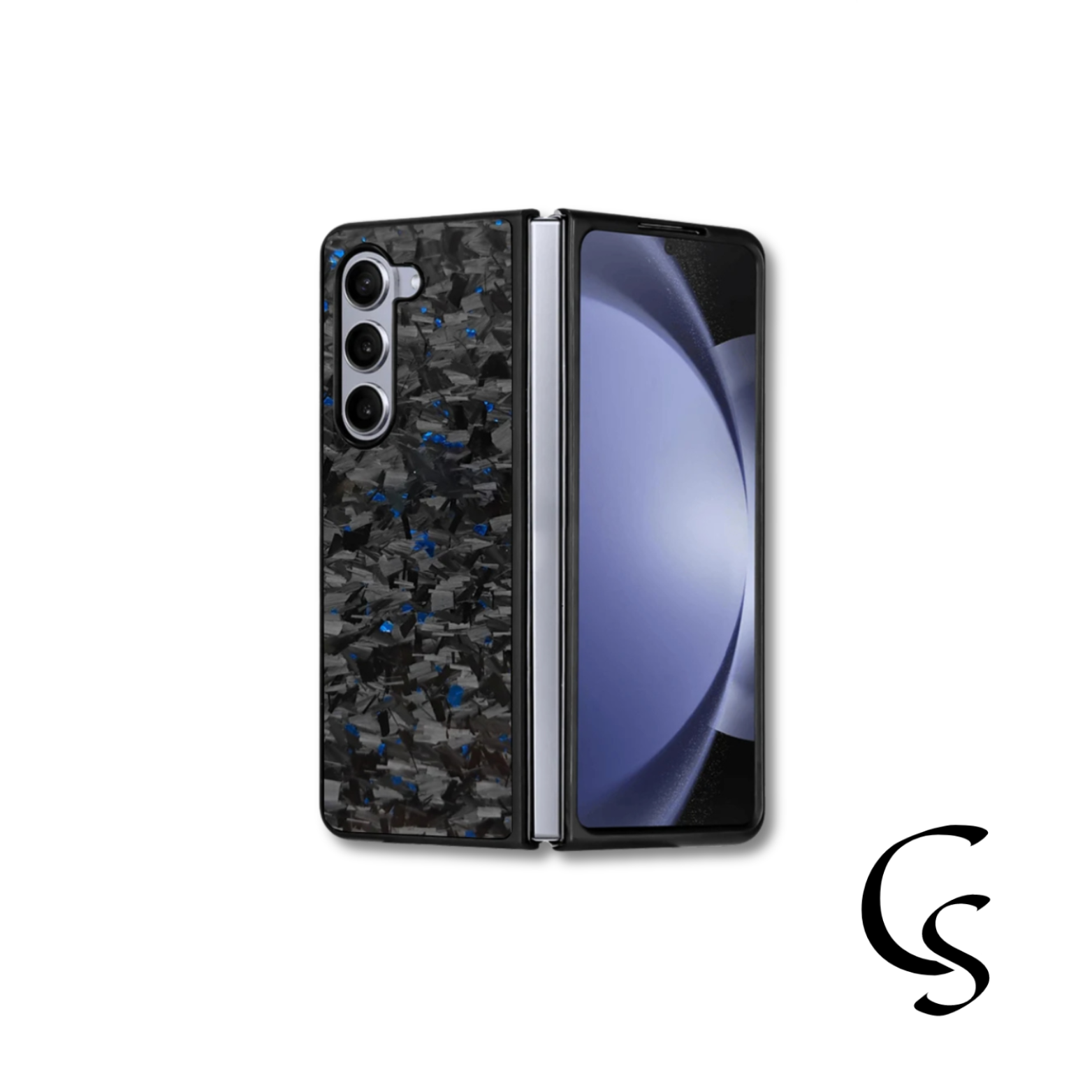 Coque en Carbone Forgé Bleue | Samsung Z-